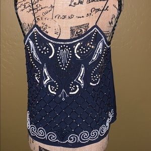 BKE Boutique Beaded Tanktop